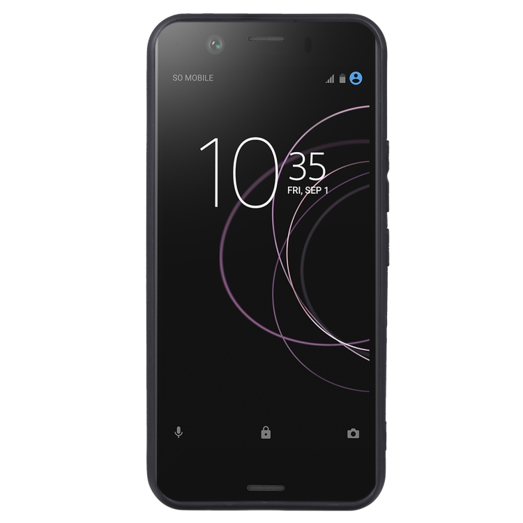 For Sony Xperia XZ1 TPU Phone Case(Pudding Black) - 1
