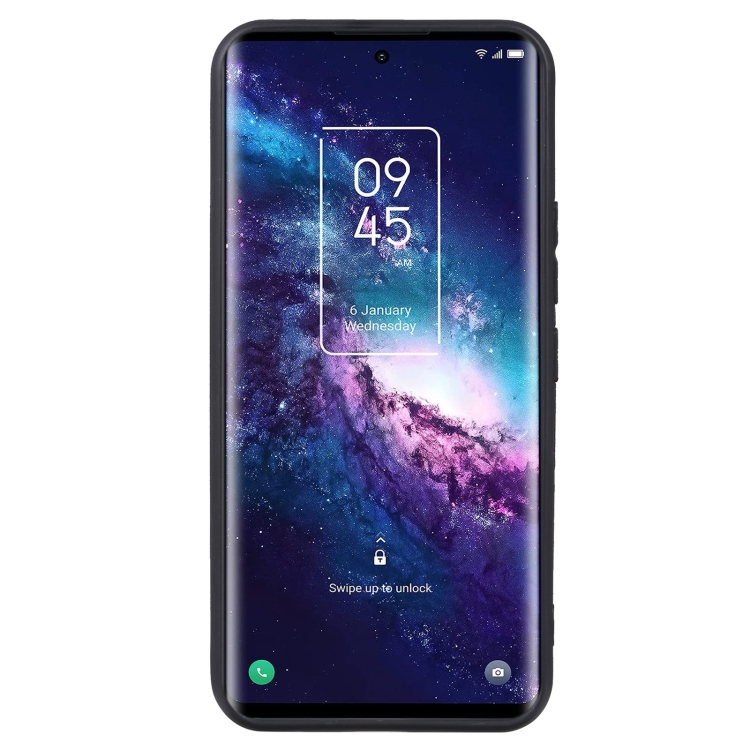 TPU Phone Case For TCL 20 Pro 5G(Pudding Black) - 1