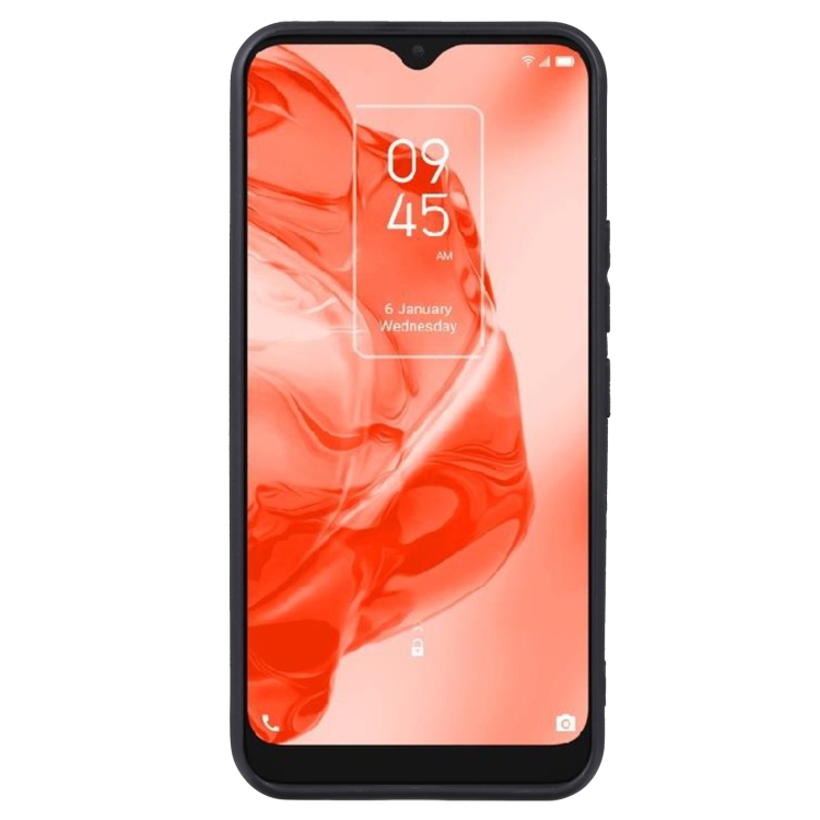 TPU Phone Case For TCL 205(Pudding Black) - 1