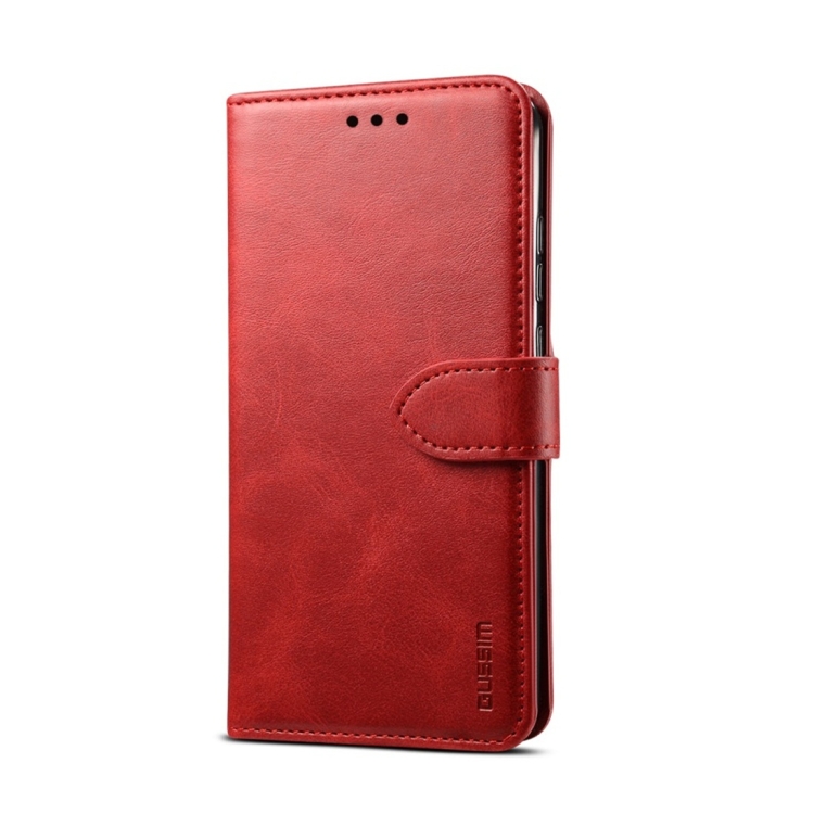 For Galaxy S10e GUSSIM Business Style Horizontal Flip Leather Case with Holder & Card Slots & Wallet(Red) For Galaxy S10e GUSSIM Business Style Horizontal Flip Leather Case with Holder & Card Slots & Wallet(Red)