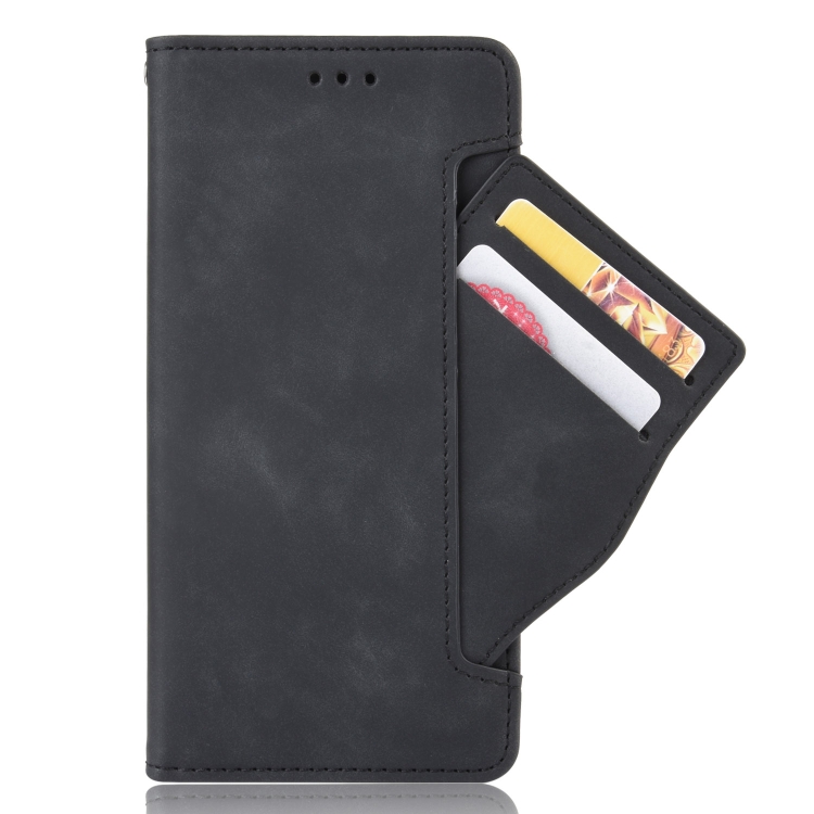 For vivo Y15s 2021 / Y15a Skin Feel Calf Pattern Leather Phone Case(Black) - 1