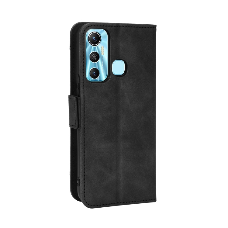 For Infinix Hot 11 Skin Feel Calf Pattern Leather Phone Case(Black) - 2
