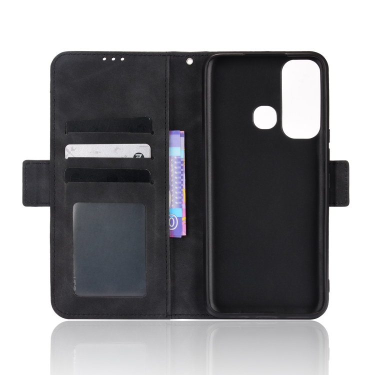 For Infinix Hot 11 Skin Feel Calf Pattern Leather Phone Case(Black) - 3