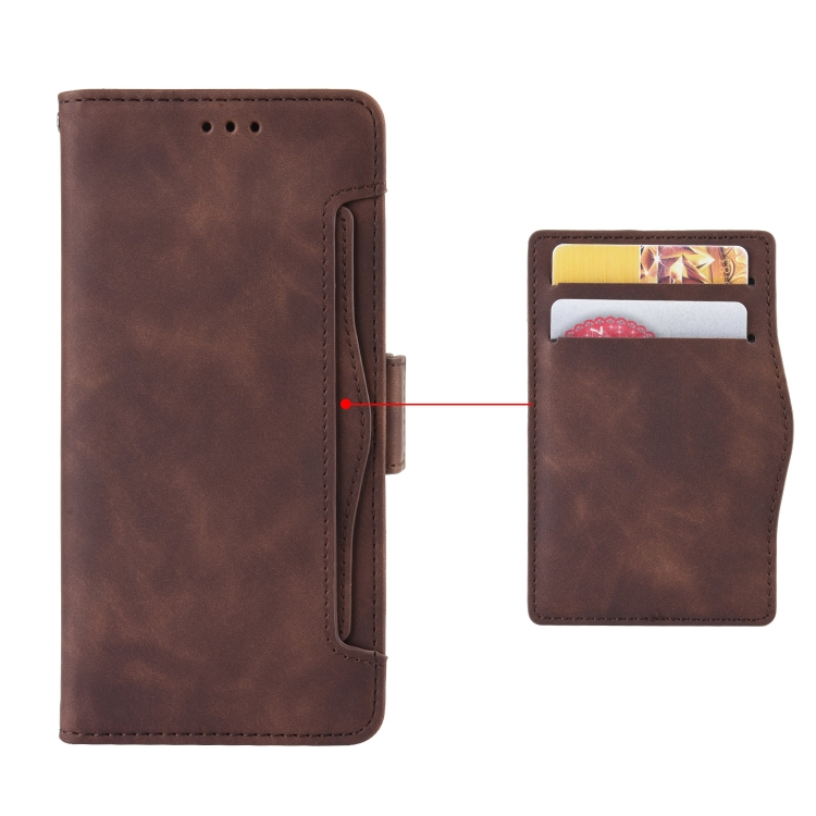 For Samsung Galaxy S22 Ultra 5G Skin Feel Calf Pattern Leather Phone Case(Brown) For Samsung Galaxy S22 Ultra 5G Skin Feel Calf Pattern Leather Phone Case(Brown)
