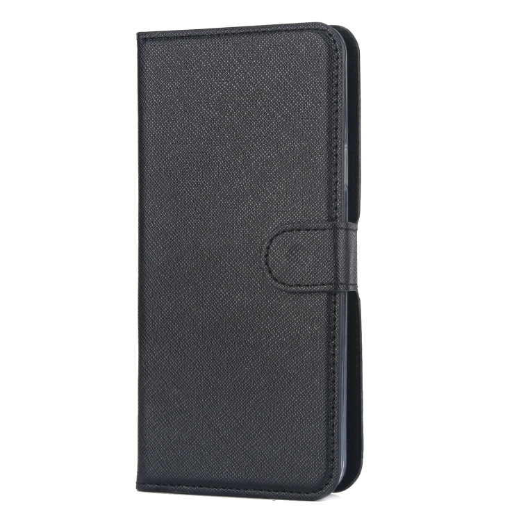For Samsung Galaxy S9+ Cross Texture Detachable Leather Phone Case(Black) - 1