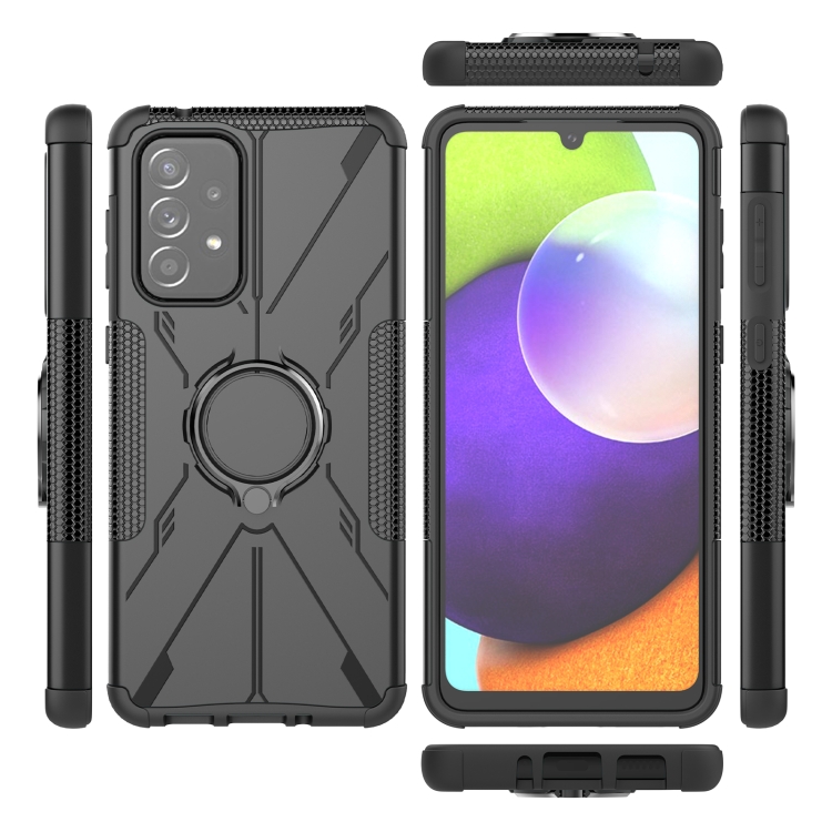 For Samsung Galaxy A33 5G Armor Bear Shockproof PC + TPU Phone Case(Black) - 5