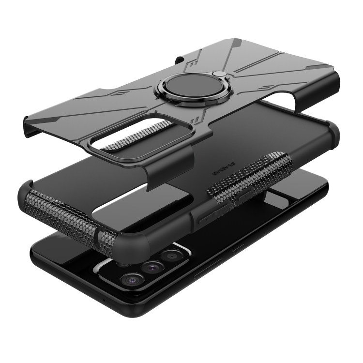 For Samsung Galaxy A53 5G Armor Bear Shockproof PC + TPU Phone Case(Black) - 4
