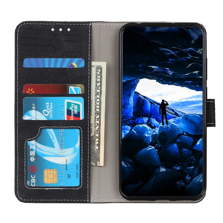 For Xiaomi Mi 12 Pro Crocodile Texture Leather Phone Case(Black) - 4