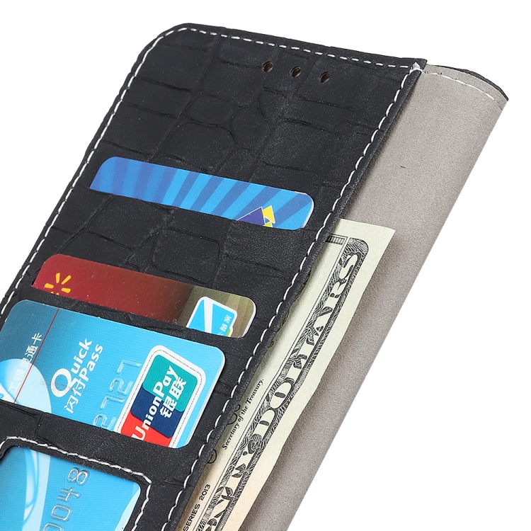 For Xiaomi Mi 12 / 12X Crocodile Texture Leather Phone Case(Black) - 5