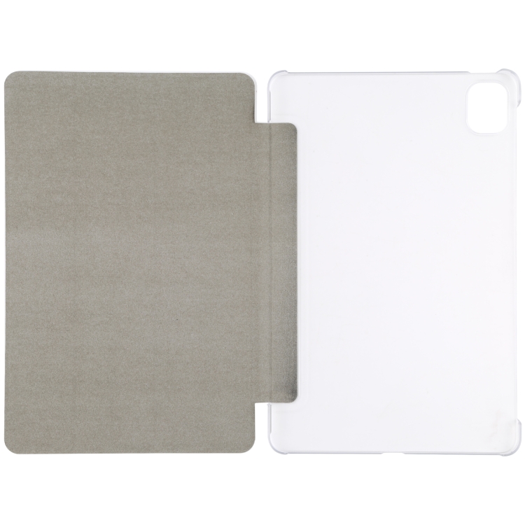 For Xiaomi Mi Pad 5 Silk Texture Three-fold Leather Tablet Case(Black) - 3