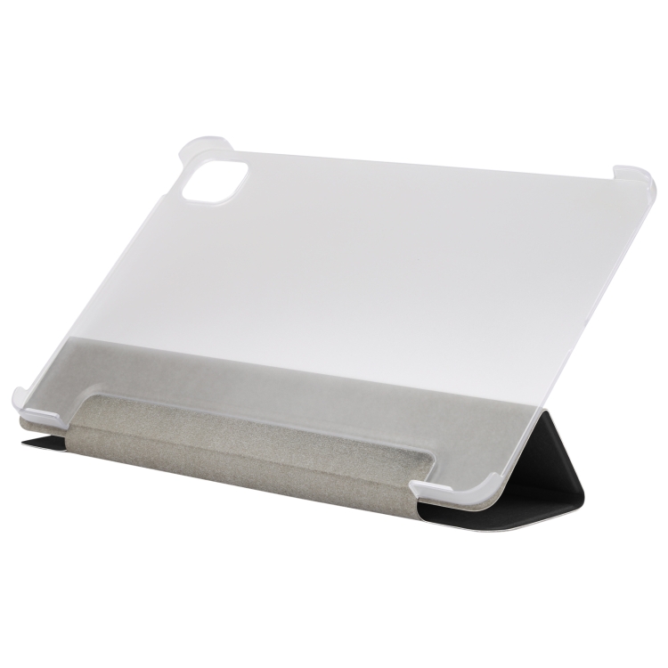 For Xiaomi Mi Pad 5 Silk Texture Three-fold Leather Tablet Case(Black) - 4