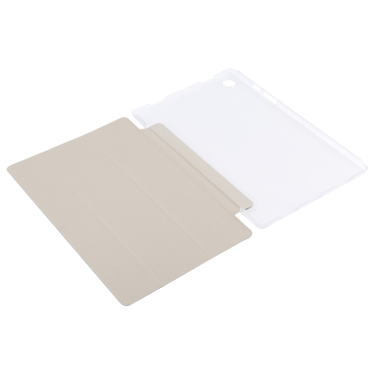For Samsung Galaxy Tab A8 10.5 2021 X200 / X205 Silk Texture 3-fold Leather Tablet Case(Black) - 3