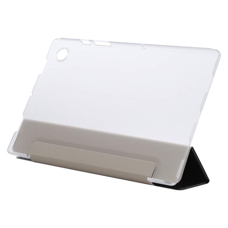 For Samsung Galaxy Tab A8 10.5 2021 X200 / X205 Silk Texture 3-fold Leather Tablet Case(Black) - 5