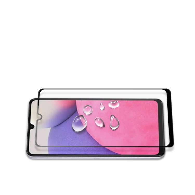 mocolo 0.33mm 9H 2.5D Full Glue Silk Print Tempered Glass Film For Samsung Galaxy A33 5G(Black) - 2