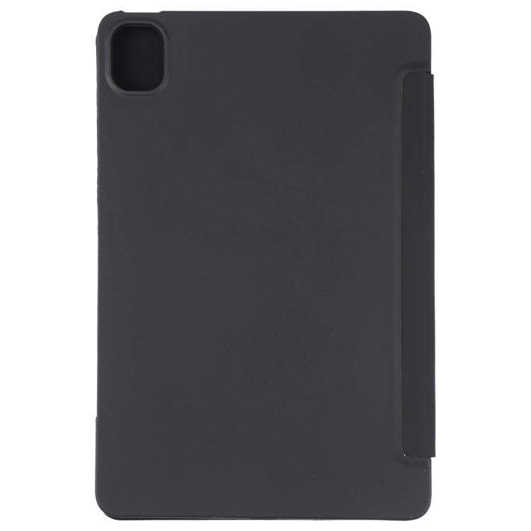 For Xiaomi Mi Pad 5 TPU Three-fold Leather Tablet Case(Black) - 2