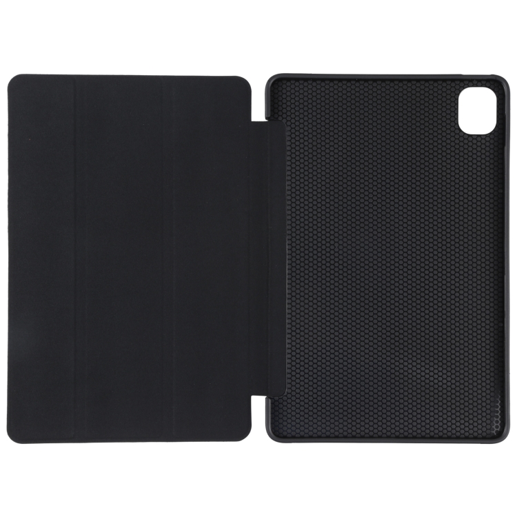 For Xiaomi Mi Pad 5 TPU Three-fold Leather Tablet Case(Black) - 3