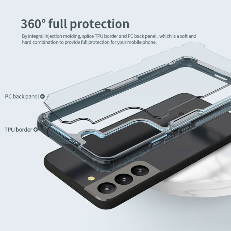 For Samsung Galaxy S22+ 5G NILLKIN PC + TPU Phone Case(Blue) For Samsung Galaxy S22+ 5G NILLKIN PC + TPU Phone Case(Blue)