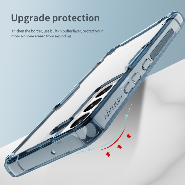 For Samsung Galaxy S22+ 5G NILLKIN PC + TPU Phone Case(Blue) For Samsung Galaxy S22+ 5G NILLKIN PC + TPU Phone Case(Blue)