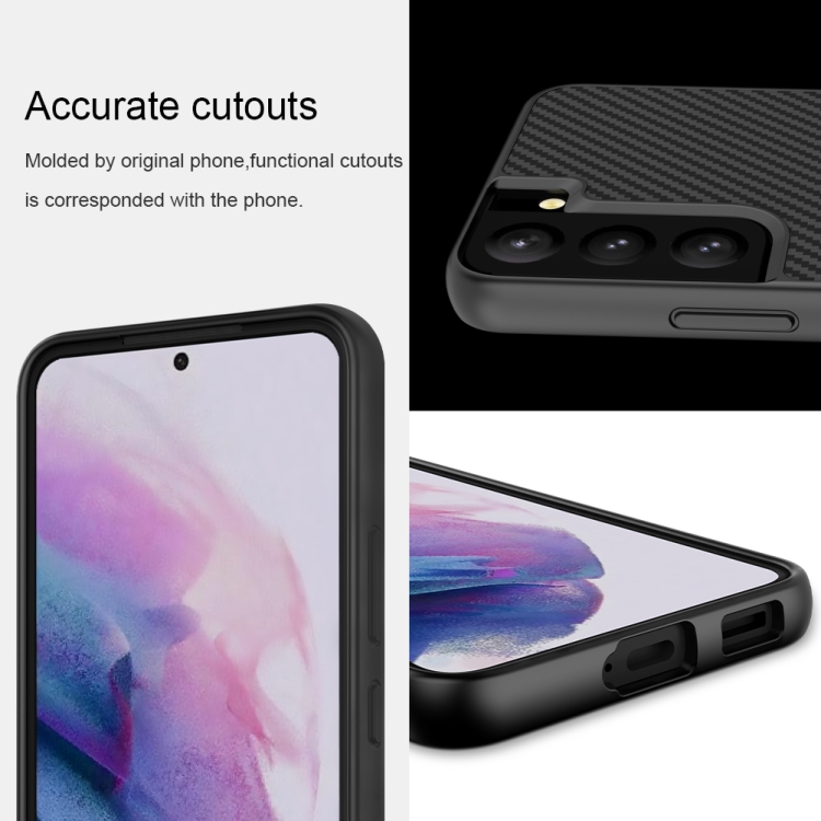 For Samsung Galaxy S22 5G NILLKIN Synthetic Fiber Anti-slip Texture PC Phone Case(Black) For Samsung Galaxy S22 5G NILLKIN Synthetic Fiber Anti-slip Texture PC Phone Case(Black)