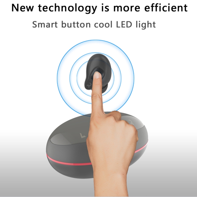 HAMTOD A1 TWS IPX4 Waterproof Bluetooth 5.0 Smart Bluetooth Earphone with Digital Display & Charging Box, Support Siri & HD Call(Black) HAMTOD A1 TWS IPX4 Waterproof Bluetooth 5.0 Smart Bluetooth Earphone with Digital Display & Charging Box, Support Siri & HD Call(Black)