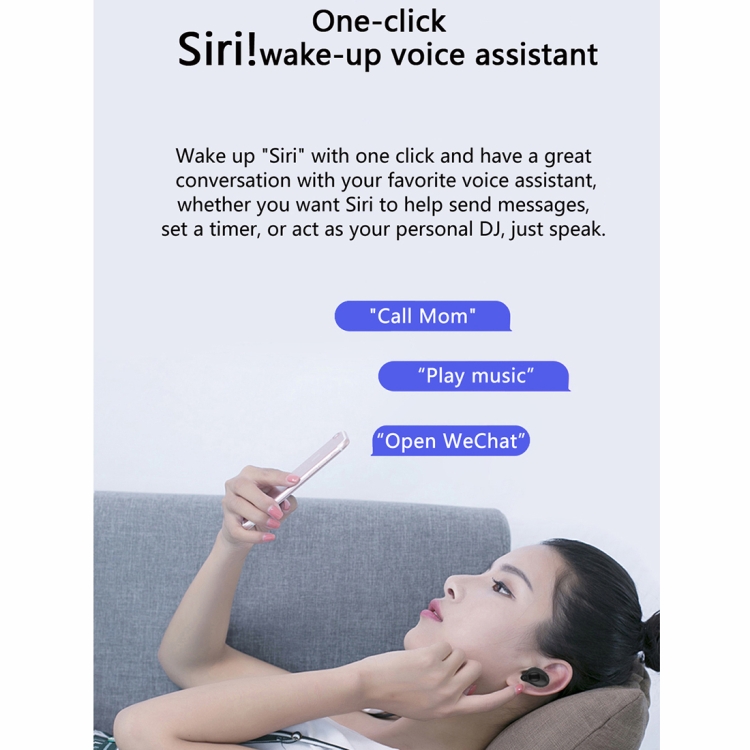 HAMTOD A1 TWS IPX4 Waterproof Bluetooth 5.0 Smart Bluetooth Earphone with Digital Display & Charging Box, Support Siri & HD Call(Black) HAMTOD A1 TWS IPX4 Waterproof Bluetooth 5.0 Smart Bluetooth Earphone with Digital Display & Charging Box, Support Siri & HD Call(Black)