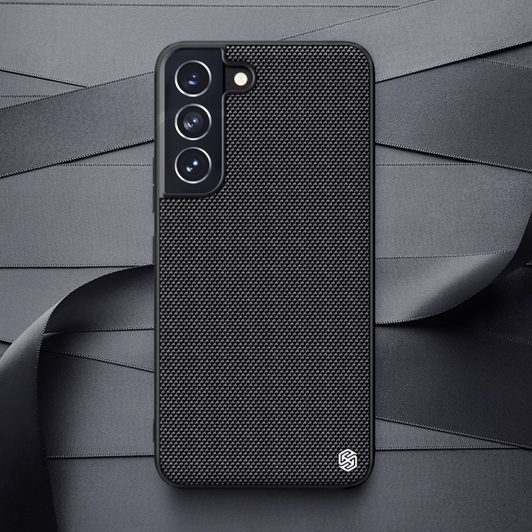 For Samsung Galaxy S22 5G NILLKIN 3D Textured Nylon Fiber TPU Phone Case(Black) For Samsung Galaxy S22 5G NILLKIN 3D Textured Nylon Fiber TPU Phone Case(Black)