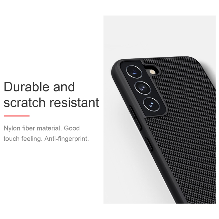 For Samsung Galaxy S22 5G NILLKIN 3D Textured Nylon Fiber TPU Phone Case(Black) For Samsung Galaxy S22 5G NILLKIN 3D Textured Nylon Fiber TPU Phone Case(Black)
