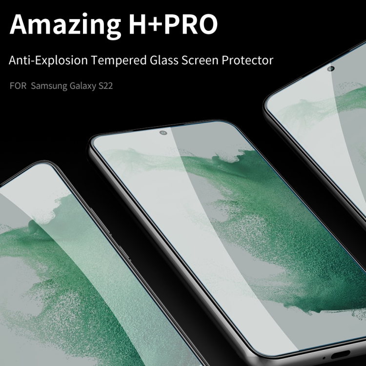 For Samsung Galaxy S22 5G NILLKIN H+PRO 0.2mm 9H 2.5D Explosion-proof Tempered Glass Film For Samsung Galaxy S22 5G NILLKIN H+PRO 0.2mm 9H 2.5D Explosion-proof Tempered Glass Film