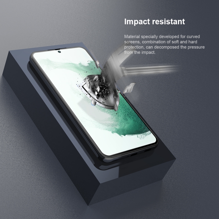 For Samsung Galaxy S22 5G NILLKIN Impact Resistant CurvedSurface Tempered Glass Film For Samsung Galaxy S22 5G NILLKIN Impact Resistant CurvedSurface Tempered Glass Film