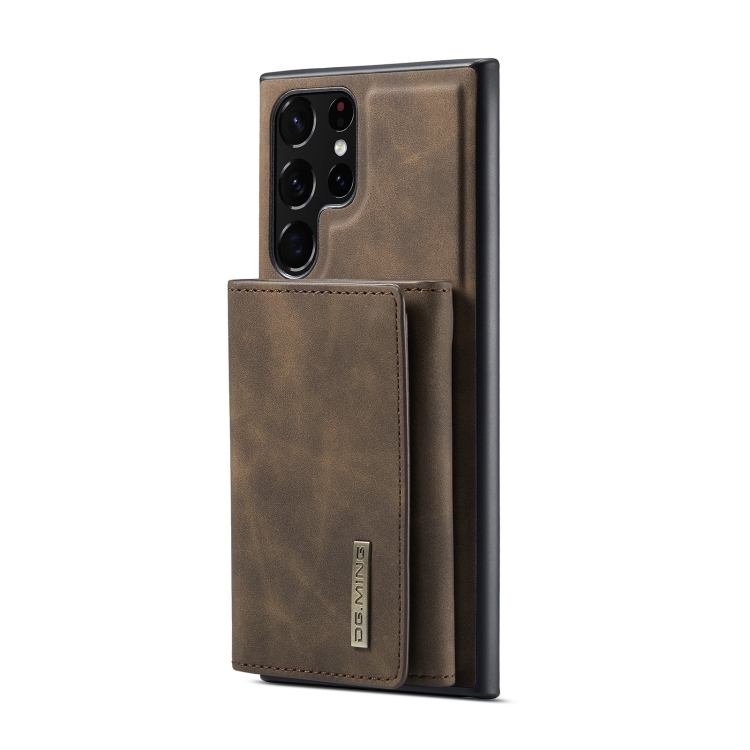 For Samsung Galaxy S22 Ultra 5G DG.MING M1 Series 3-Fold Multi Card Wallet Phone Case(Coffee) For Samsung Galaxy S22 Ultra 5G DG.MING M1 Series 3-Fold Multi Card Wallet Phone Case(Coffee)