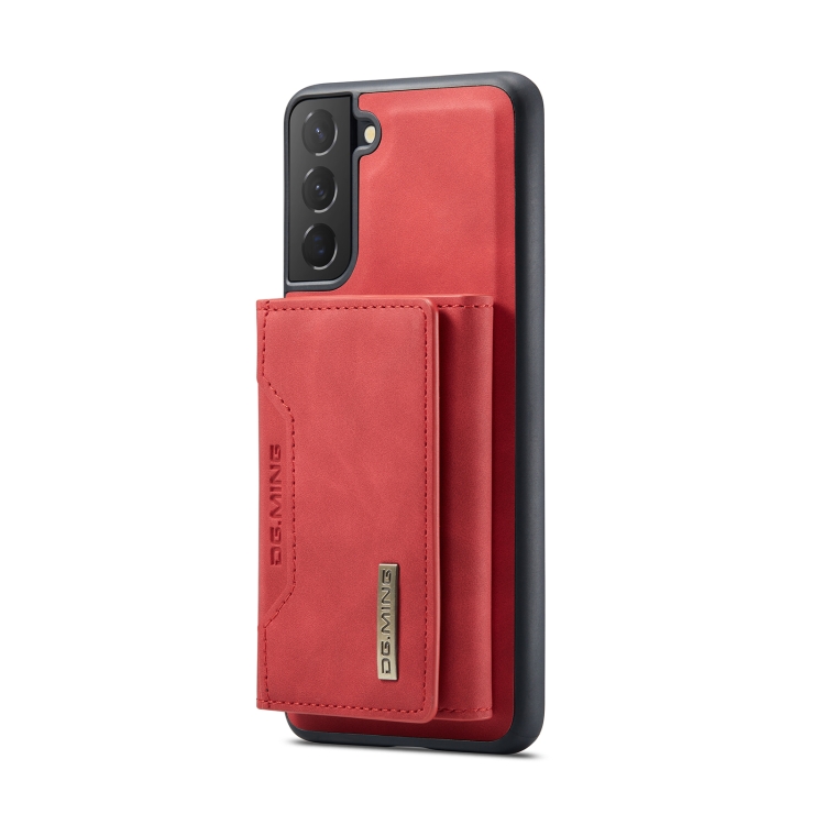 For Samsung Galaxy S22+ 5G DG.MING M2 Series 3-Fold Multi Card Bag Back Cover Phone Case(Red) For Samsung Galaxy S22+ 5G DG.MING M2 Series 3-Fold Multi Card Bag Back Cover Phone Case(Red)