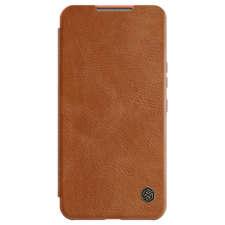 For Samsung Galaxy S22 5G NILLKIN QIN Series Pro Sliding Camera Cover Design Leather Phone Case(Brown) For Samsung Galaxy S22 5G NILLKIN QIN Series Pro Sliding Camera Cover Design Leather Phone Case(Brown)