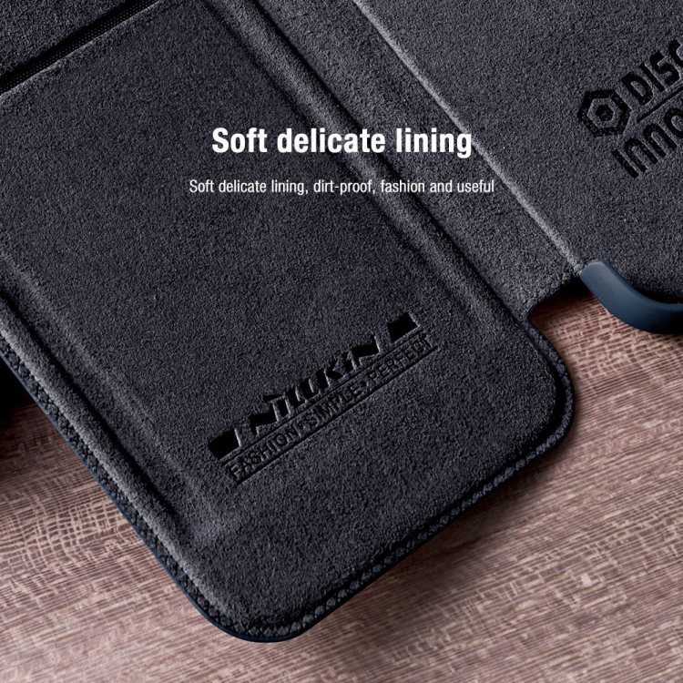 For Samsung Galaxy S22+ 5G NILLKIN QIN Series Pro Sliding Camera Cover Design Leather Phone Case(Brown) For Samsung Galaxy S22+ 5G NILLKIN QIN Series Pro Sliding Camera Cover Design Leather Phone Case(Brown)