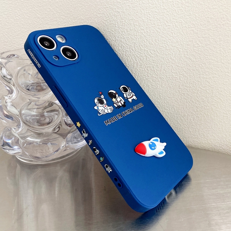 For iPhone 11 Aerospace Small Rocket TPU Phone Case (Blue) For iPhone 11 Aerospace Small Rocket TPU Phone Case (Blue)