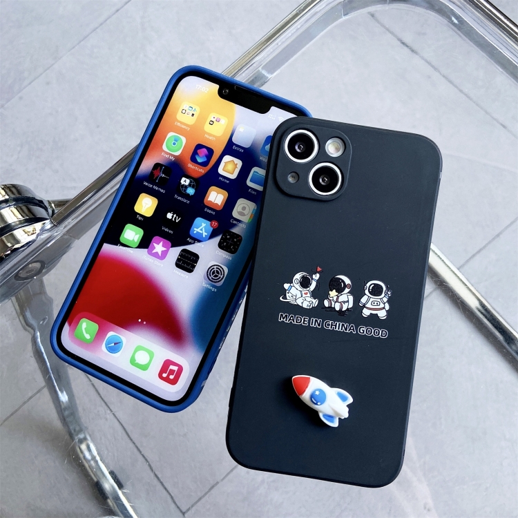For iPhone 11 Aerospace Small Rocket TPU Phone Case (Blue) For iPhone 11 Aerospace Small Rocket TPU Phone Case (Blue)