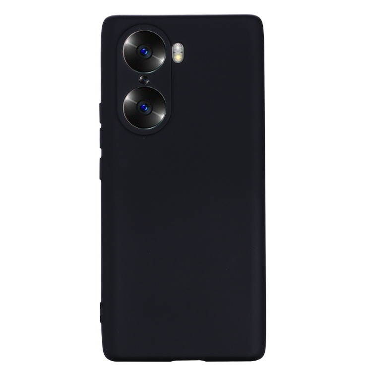 For Honor 60 Pro Color Liquid Silicone Phone Case(Black) - 2
