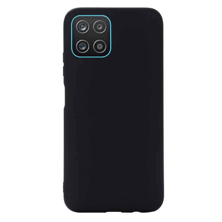 For Samsung Galaxy A03 166.6mm Color Liquid Silicone Phone Case(Black) - 2