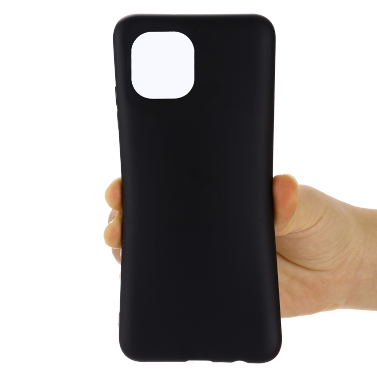 For Samsung Galaxy A03 166.6mm Color Liquid Silicone Phone Case(Black) - 5