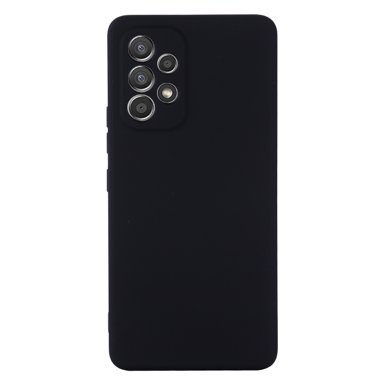 For Samsung Galaxy A33 5G Color Liquid Silicone Phone Case(Black) - 2