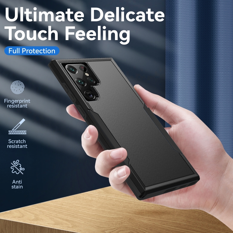 For Samsung Galaxy S22 Ultra 5G Pioneer Armor Heavy Duty PC + TPU Phone Case(Black) For Samsung Galaxy S22 Ultra 5G Pioneer Armor Heavy Duty PC + TPU Phone Case(Black)