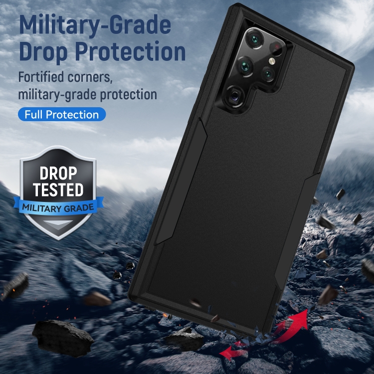 For Samsung Galaxy S22 Ultra 5G Pioneer Armor Heavy Duty PC + TPU Phone Case(Black) For Samsung Galaxy S22 Ultra 5G Pioneer Armor Heavy Duty PC + TPU Phone Case(Black)