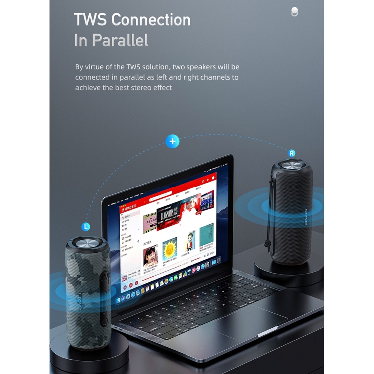 awei Y669 Outdoor Waterproof TWS Wireless Bluetooth Speaker(Black) awei Y669 Outdoor Waterproof TWS Wireless Bluetooth Speaker(Black)