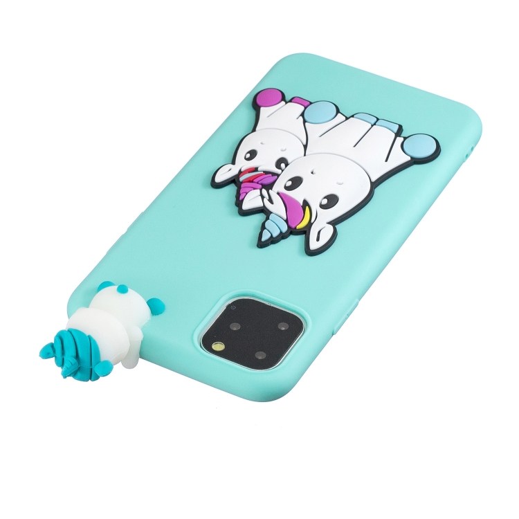 For iPhone 11 Pro 3D Cartoon Pattern Shockproof TPU Protective Case(Couple Unicorn) For iPhone 11 Pro 3D Cartoon Pattern Shockproof TPU Protective Case(Couple Unicorn)