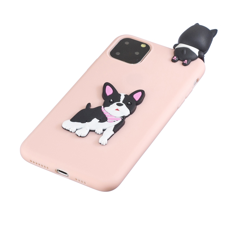 For iPhone 11 3D Cartoon Pattern Shockproof TPU Protective Case(Cute Dog) For iPhone 11 3D Cartoon Pattern Shockproof TPU Protective Case(Cute Dog)