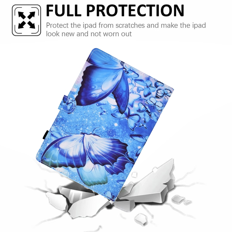 Sewing Pen Slot Leather Tablet Case For iPad mini 2019 / 4 / 3 / 2 / 1(Butterflies) Sewing Pen Slot Leather Tablet Case For iPad mini 2019 / 4 / 3 / 2 / 1(Butterflies)