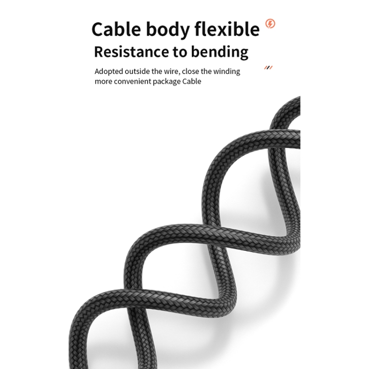 ADC-008 30W USB-C / Type-C to 8 Pin Fast Charge Data Cable, Cable Length:2m(Black Grey) ADC-008 30W USB-C / Type-C to 8 Pin Fast Charge Data Cable, Cable Length:2m(Black Grey)