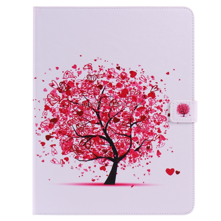 Colored Drawing Pattern Horizontal Flip PU Leather Case with Holder & Card Slots & Wallet & Sleep / Wake-up Function(Colored Tree) Colored Drawing Pattern Horizontal Flip PU Leather Case with Holder & Card Slots & Wallet & Sleep / Wake-up Function(Colored Tree)