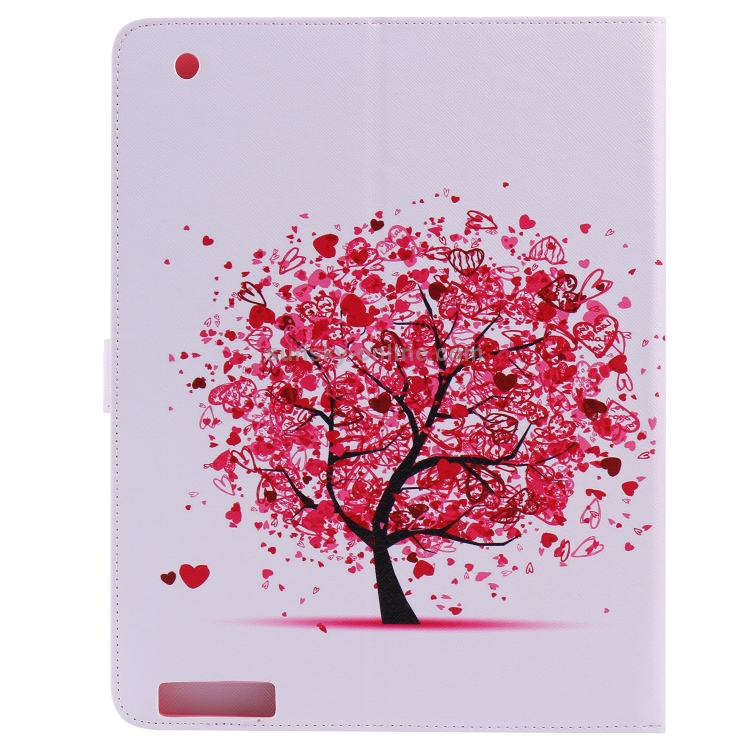 Colored Drawing Pattern Horizontal Flip PU Leather Case with Holder & Card Slots & Wallet & Sleep / Wake-up Function(Colored Tree) Colored Drawing Pattern Horizontal Flip PU Leather Case with Holder & Card Slots & Wallet & Sleep / Wake-up Function(Colored Tree)