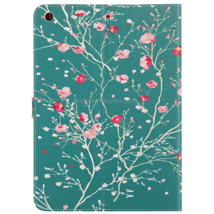 Colored Drawing Pattern Horizontal Flip PU Leather Case with Holder & Card Slots & Wallet & Sleep / Wake-up Function(Apricot Tree) Colored Drawing Pattern Horizontal Flip PU Leather Case with Holder & Card Slots & Wallet & Sleep / Wake-up Function(Apricot Tree)