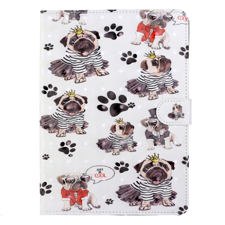 iPad mini 1 /2 / 3 / 4 / 5 Colored Drawing Horizontal Flip Leather with Holder & Card Slot & Wallet Sleep / Wake-up Function(Crown Dog) iPad mini 1 /2 / 3 / 4 / 5 Colored Drawing Horizontal Flip Leather with Holder & Card Slot & Wallet Sleep / Wake-up Function(Crown Dog)
